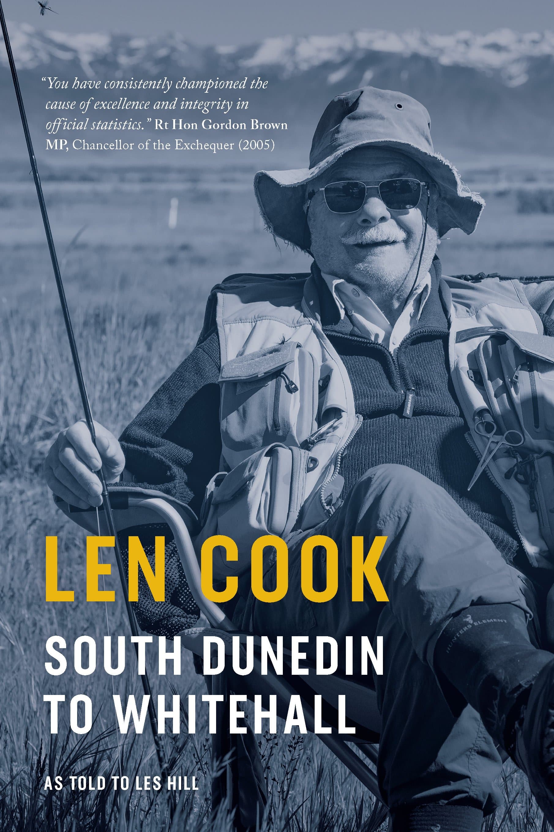 Book cover: Len Cook: South Dunedin to Whitehall